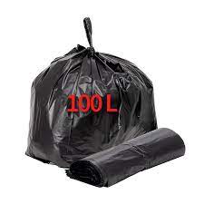Sac Poubelle 100L 80cm 85cm Paquet de 25 sachets